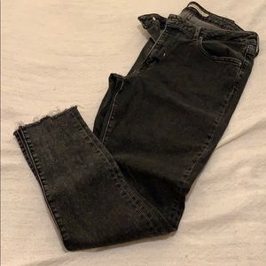 Levi’s Distressed Faded Black Jeans
